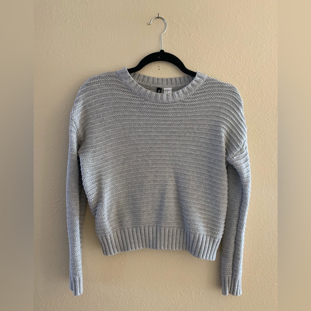 Divided by H&M ribbed grey sweater XS